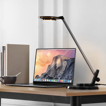 Dixon 18.5" Aluminum Contemporary Minimalist Adjustable Dimmable USB Charging LED Task Lamp - JONATHAN Y